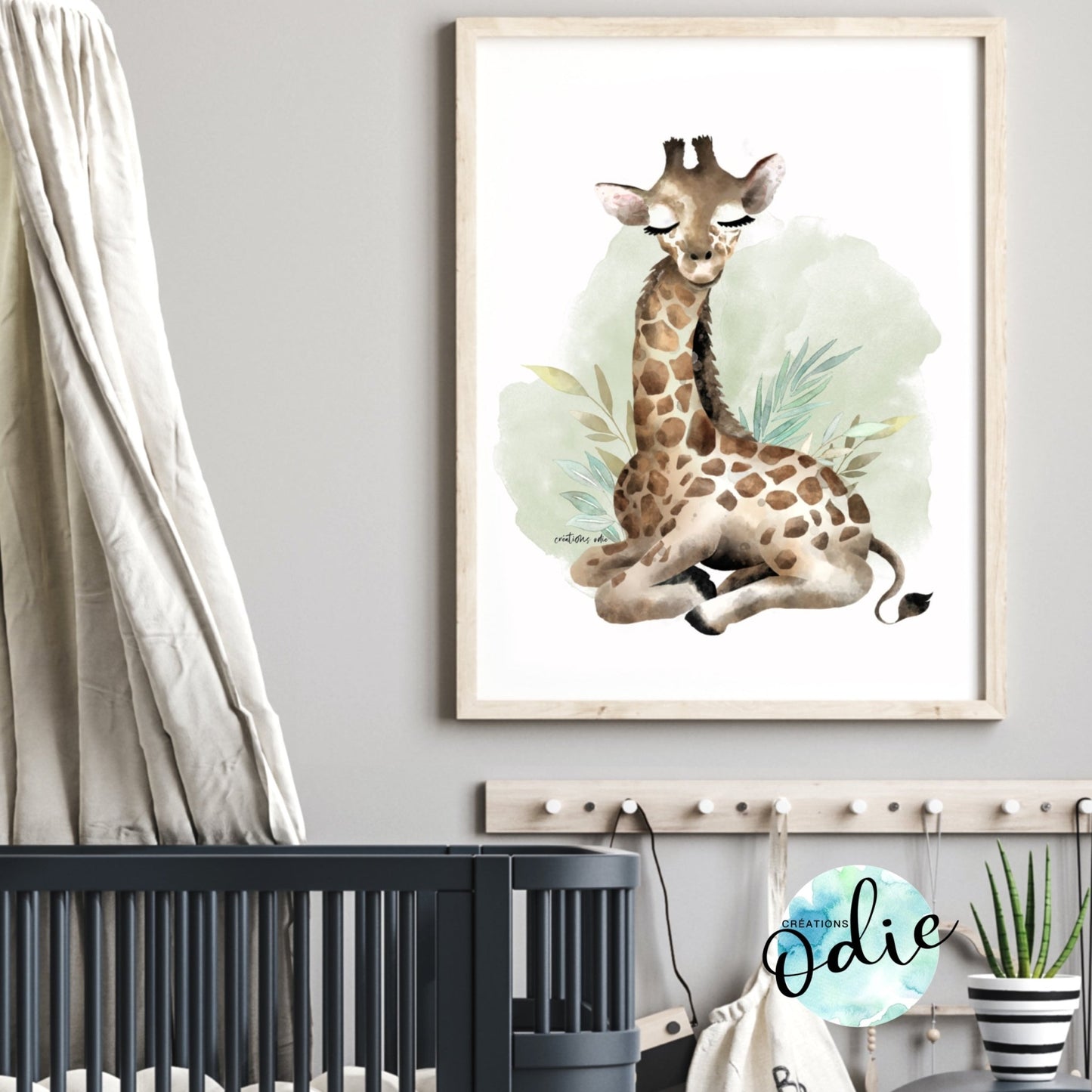Affiche - Girafe - Affiche - Créations Odie
