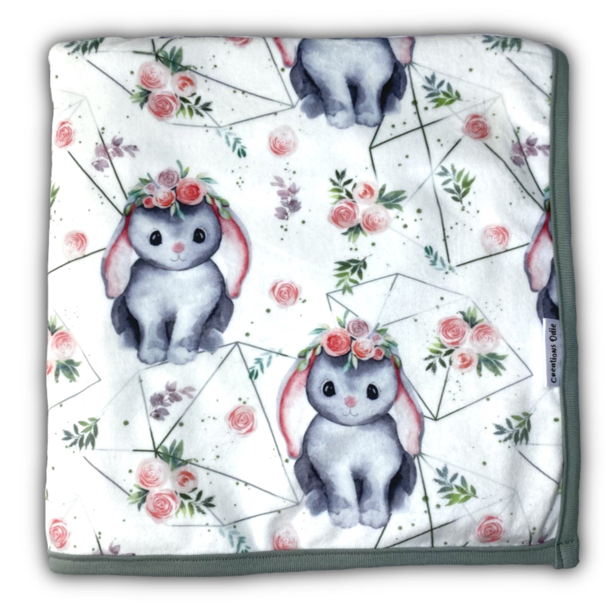 Couverture - Lapinette & formes géométriques - Créations Odie