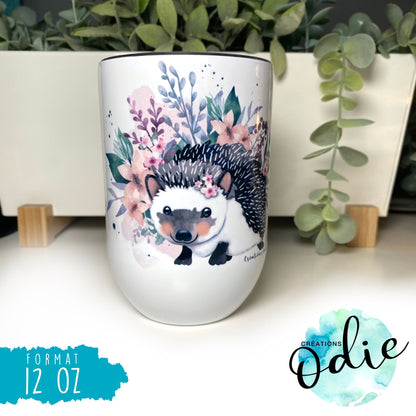 Verre isotherme - Hérisson - Verre isotherme - Créations Odie